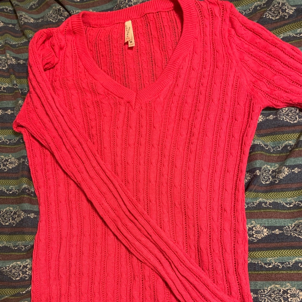Pink sweater